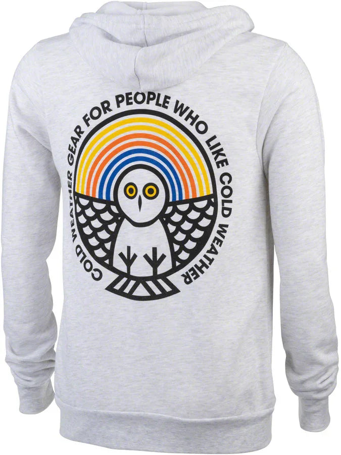 Winter Wonder Zip Up Hoodie - Unisex Ash Large - Bicycle Warehouse