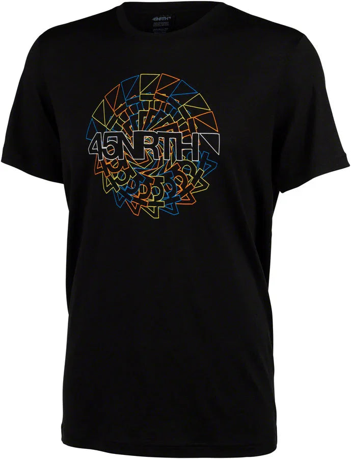 Rune Wool T-Shirt - Unisex Black Small - Bicycle Warehouse