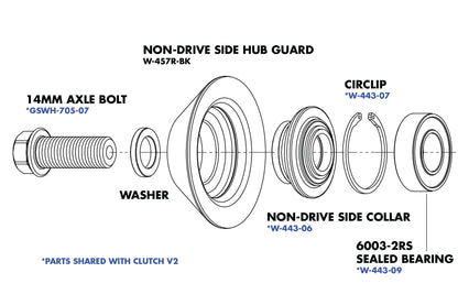 Odyssey Clutch Pro Freecoaster Hub Parts