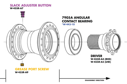 Odyssey Clutch Pro Freecoaster Hub Parts