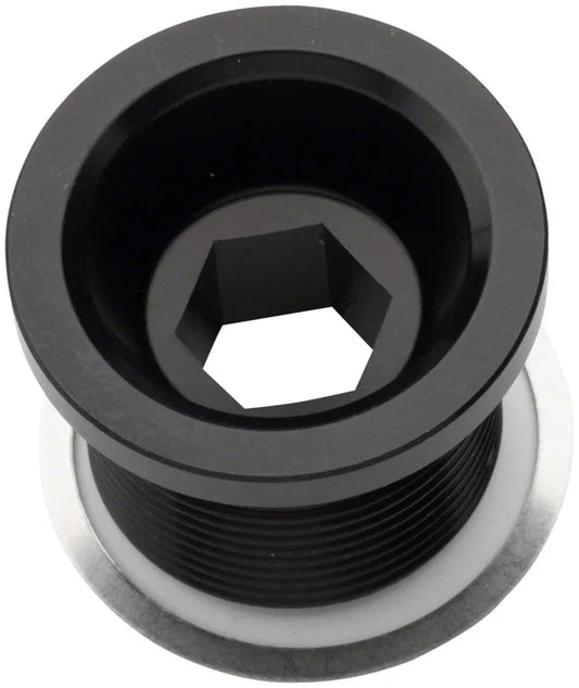 RaceFace CINCH Crank Bolt and Washer Set - M18x15.4 Gloss Black - Bicycle Warehouse