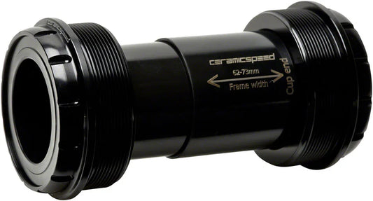 T47/73 Bottom Bracket - Shimano MTB Coated Races Black - Bicycle Warehouse