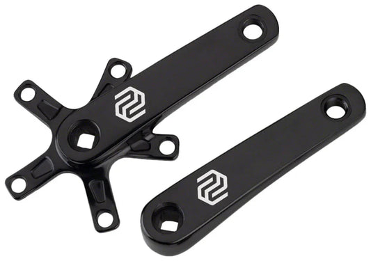 SQ-1 Crank Arm Set - 170mm Square Taper JIS Spindle Interface 110mm BCD BLK - Bicycle Warehouse