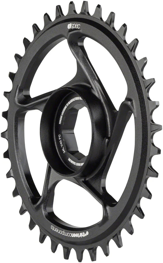 e*thirteen e*spec Aluminum Direct Mount Chainring 36t for Brose S Mag Black - Bicycle Warehouse