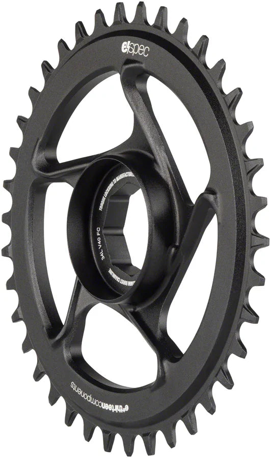 e*thirteen e*spec Aluminum Direct Mount Chainring 38t for Brose S Mag Black - Bicycle Warehouse