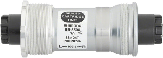 105 BB-5500 Bottom Bracket - Italian 70 x 109.5mm Octalink V1 Spindle Interface - Bicycle Warehouse