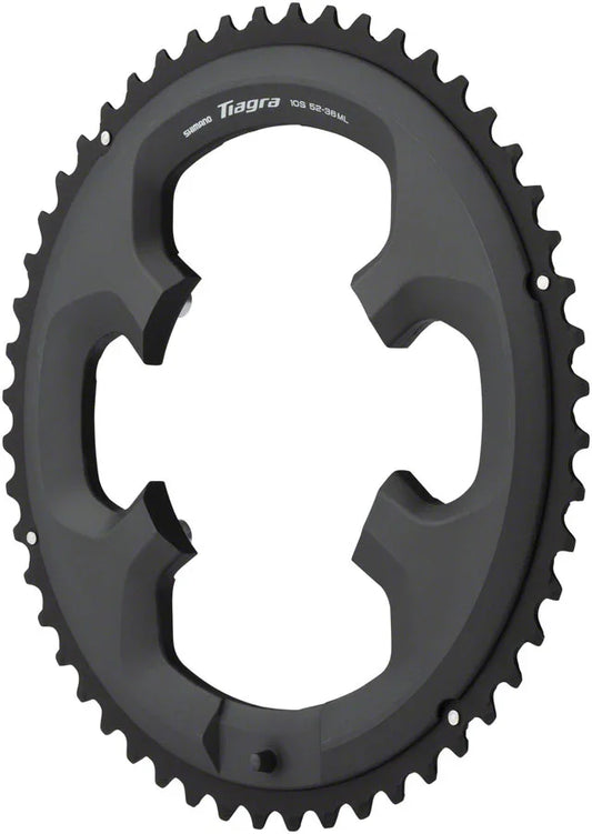 Tiagra FC-4700 Chainring - 52t 110 BCD Asymmetric Black - Bicycle Warehouse