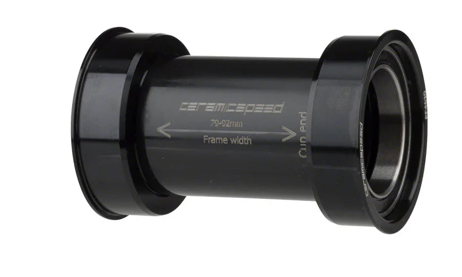 PF4630 Bottom Bracket - PF30/BBright/386EVO 30mm Spindle Black - Bicycle Warehouse