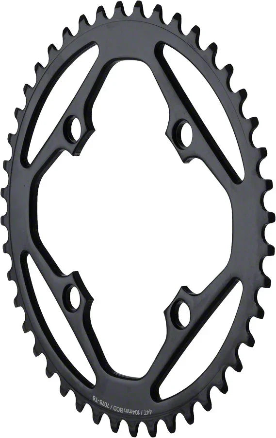 Chainring - 44T 104mm BCD Outer Black - Bicycle Warehouse