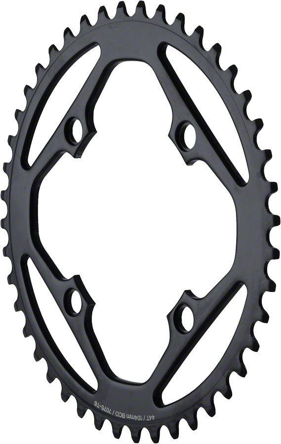 Chainring - 48T 104mm BCD Outer Black - Bicycle Warehouse