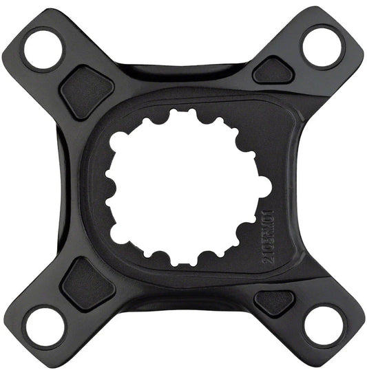 Direct Mount Crank Spider - 104 BCD 4-Bolt SRAM 3-Bolt Mount Style For Use w/ CK-1 Carbon Cranks Only BLK - Bicycle Warehouse