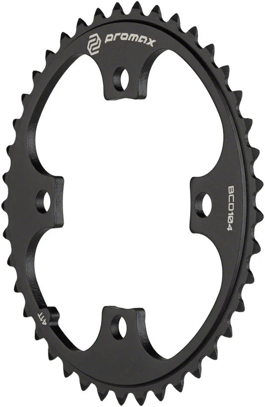 4-Bolt Chainring - 41t 104 BCD Black - Bicycle Warehouse