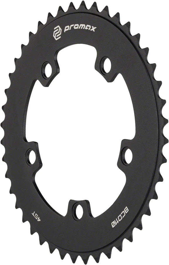 5-Bolt Chainring - 45t 110 BCD Black - Bicycle Warehouse