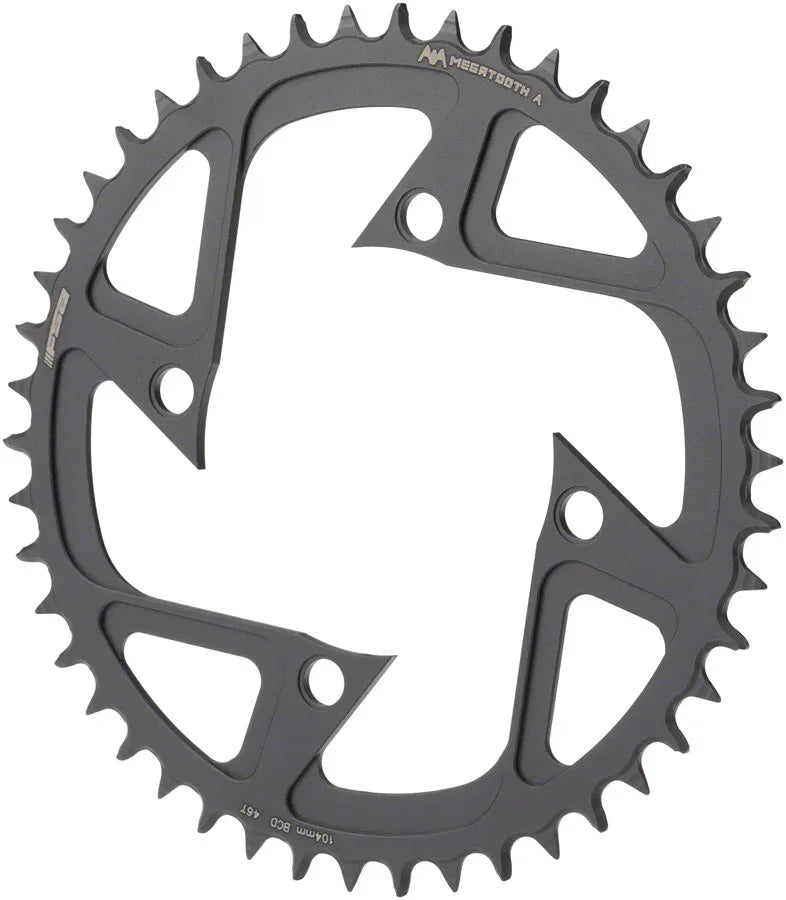 Full Speed Ahead Ebike MegaTooth Chainring Bosch Gen 4 - 46t 104 BCD 4-Bolt Aluminum BLK - Bicycle Warehouse
