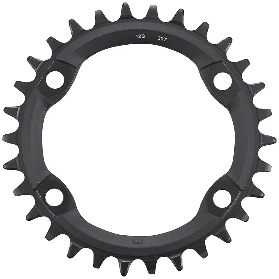 FC-MT610 Chainring - 30t 12-Speed Asymmetric 96 BCD Black - Bicycle Warehouse