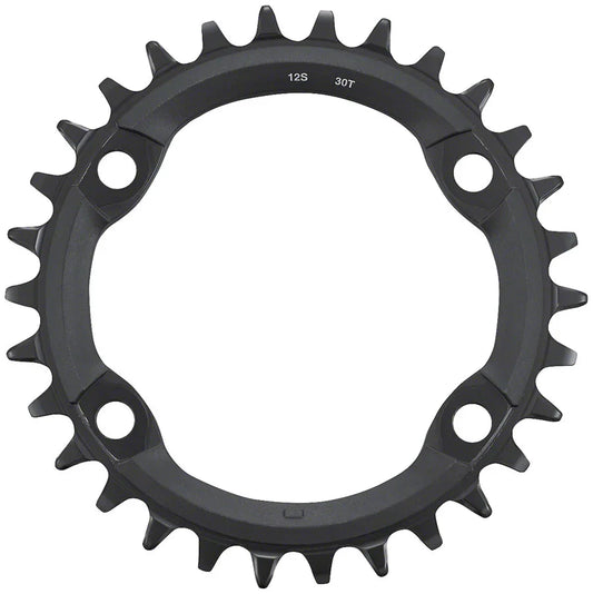FC-MT610 Chainring - 30t 12-Speed Asymmetric 96 BCD Black - Bicycle Warehouse