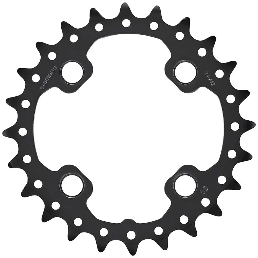 FC-M675 Chainring - 24t 10-Speed Inner 64 BCD Black - Bicycle Warehouse