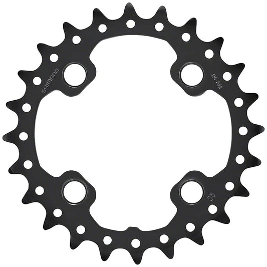 FC-M675 Chainring - 24t 10-Speed Inner 64 BCD Black - Bicycle Warehouse