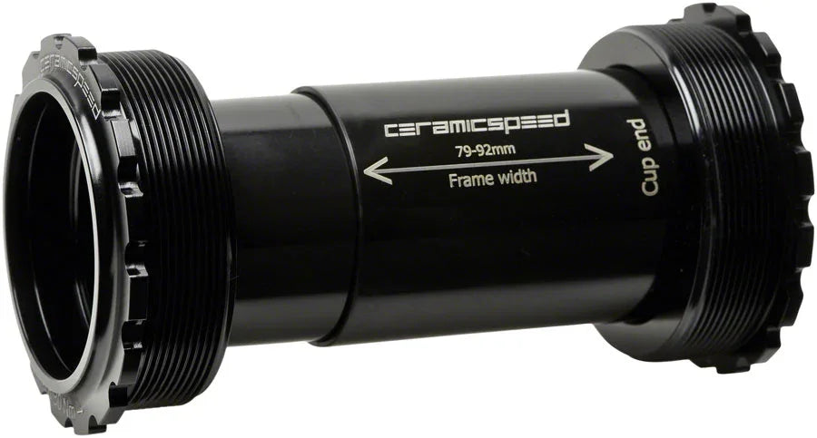 T47/86 Bottom Bracket - Campagnolo Ultra Torque Black - Bicycle Warehouse