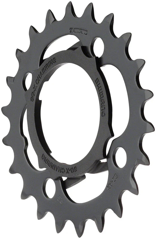 Alivio M4000 Chainring - 22t 64 BCD 4-Bolt 9-Speed Black - Bicycle Warehouse