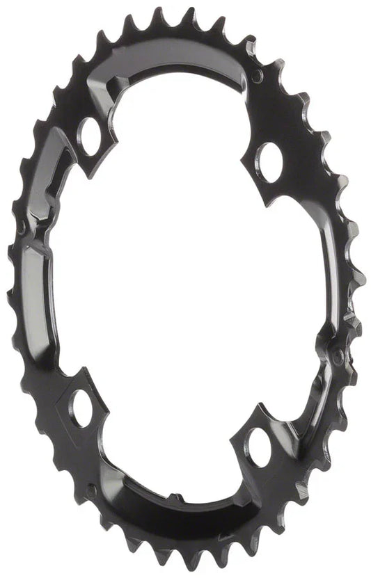 Deore M590 Chainring - 36t 104 BCD 4-Bolt 9-Speed Black - Bicycle Warehouse