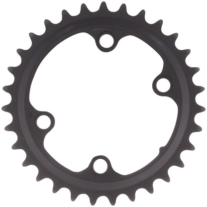 GRX RX810 Chainring - 31t 80 BCD 4-Bolt 11-Speed Black - Bicycle Warehouse