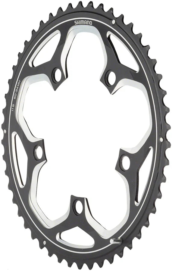 RS500 Chainring - 52t 110 BCD 5-Bolt 11-Speed Black - Bicycle Warehouse
