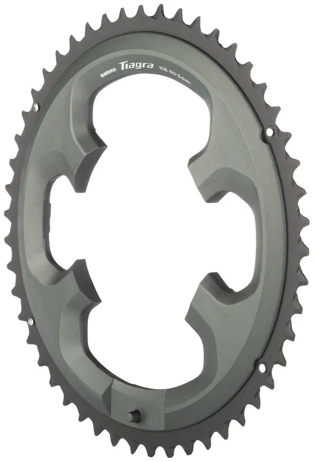 Tiagra FC-4700 Chainring - 50t 110 BCD Asymmetric Black - Bicycle Warehouse