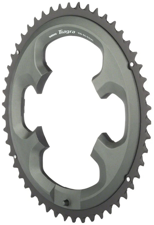 Tiagra FC-4700 Chainring - 50t 110 BCD Asymmetric Black - Bicycle Warehouse