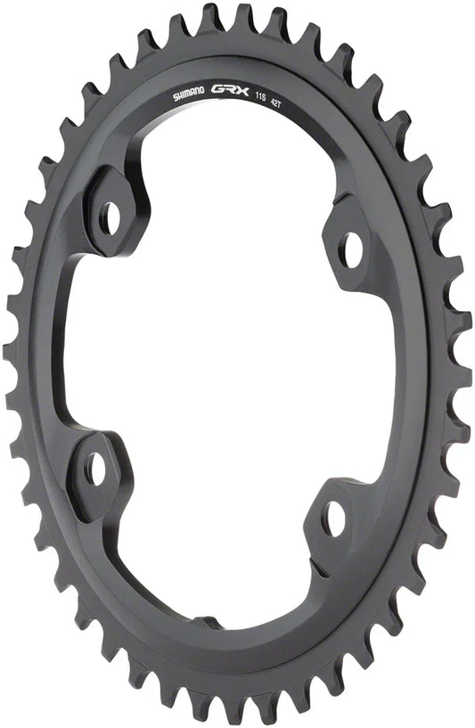 GRX RX810 Chainring - 42t 110 BCD 4-Bolt 11-Speed Black - Bicycle Warehouse