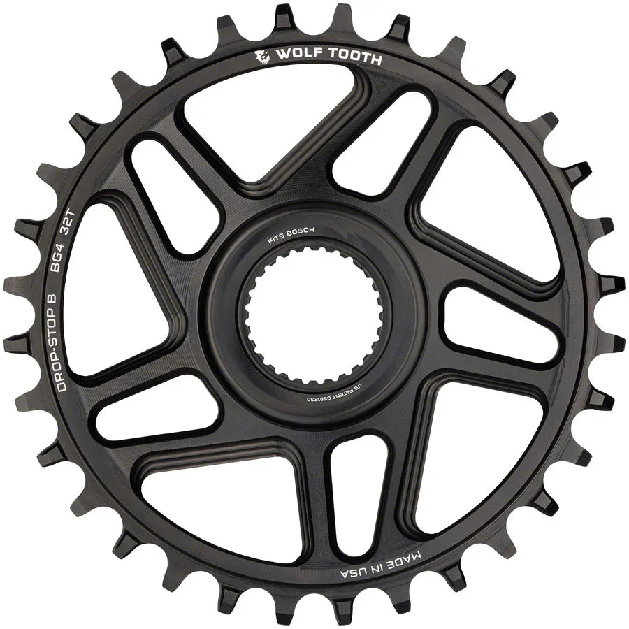 Bosch Gen 4 Direct Mount Chainring - Drop-Stop B 34T Black - Bicycle Warehouse