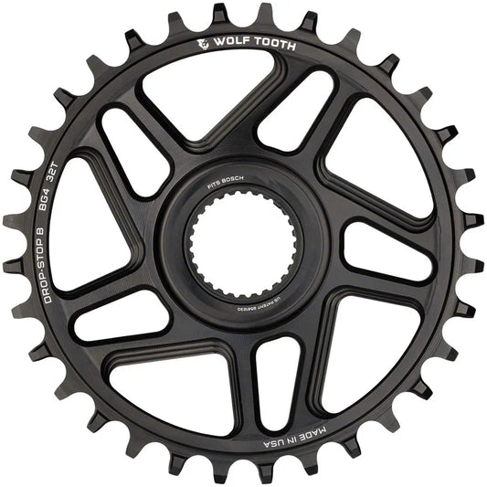 Bosch Gen 4 Direct Mount Chainring - Drop-Stop B 34T Black - Bicycle Warehouse