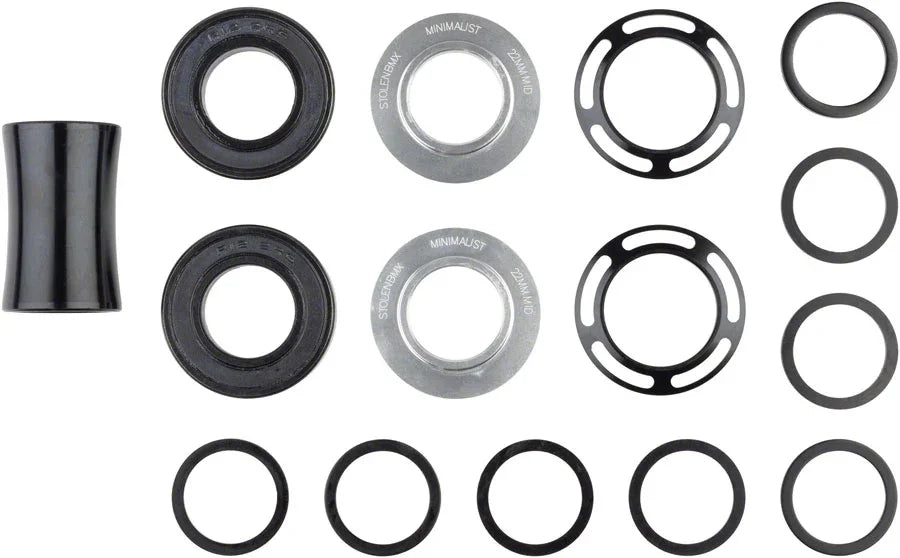 Minimalist Bottom Bracket - Mid 22mm Polished - Bicycle Warehouse