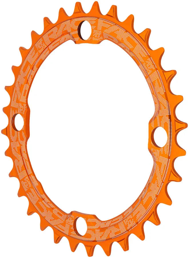 RaceFace 1x Narrow Wide Chainring - 36t 104 BCD 10-12 Speed 7075 Aluminum Orange - Bicycle Warehouse
