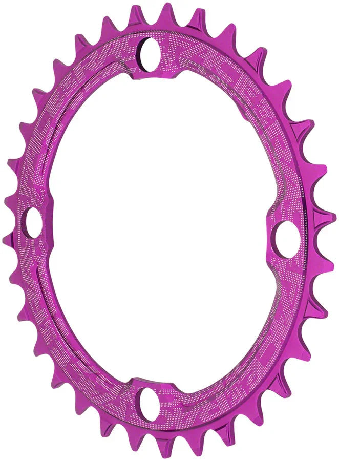 RaceFace 1x Narrow Wide Chainring - 36t 104 BCD 10-12 Speed 7075 Aluminum Purple - Bicycle Warehouse