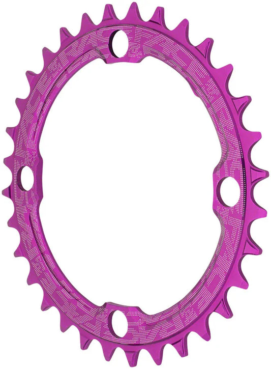 RaceFace 1x Narrow Wide Chainring - 36t 104 BCD 10-12 Speed 7075 Aluminum Purple - Bicycle Warehouse