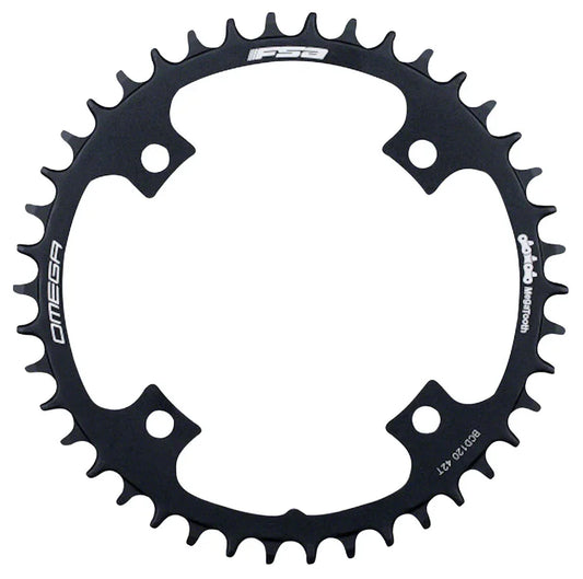 Full Speed Ahead Omega 1x Chainring - 42t 120mm BCD Black - Bicycle Warehouse