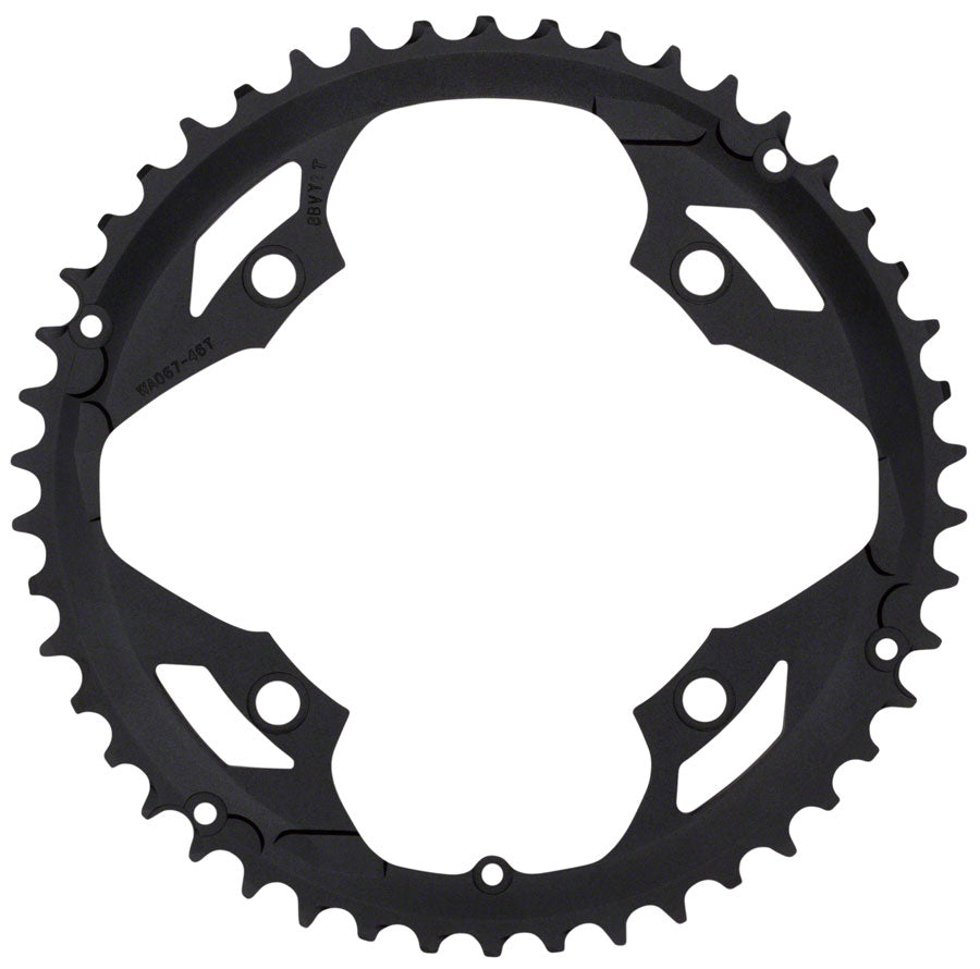 Full Speed Ahead Omega/Vero Pro Road Chainring - 46t 120mm BCD Black - Bicycle Warehouse