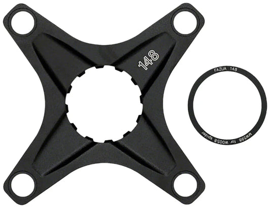Full Speed Ahead Ebike Crank Spider - FAZUA RIDE 50 104mm BCD Boost 52mm Chainline BLK - Bicycle Warehouse
