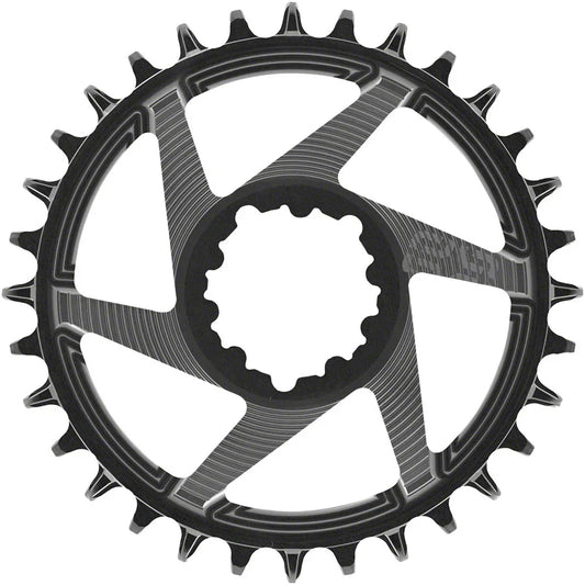e*thirteen Helix R Chainring - 32t 11/12-Speed 3mm Offset SRAM 3-Bolt DM BLK - Bicycle Warehouse