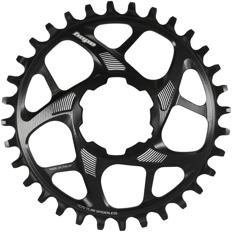 Spiderless Retainer Chainring - 36t Direct Mount R22 Black - Bicycle Warehouse