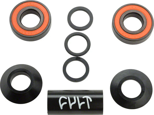 Mid Bottom Bracket 22mm Black - Bicycle Warehouse