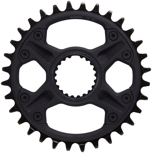 Shimano Deore FC-M6100-1 Direct Mount Chainring - 32t 12-Speed Black - Bicycle Warehouse