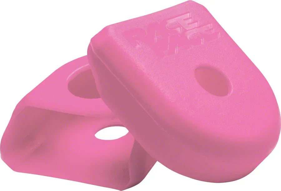 RaceFace Crank Boots: For Carbon Cranks 2-Pack Pink - Bicycle Warehouse