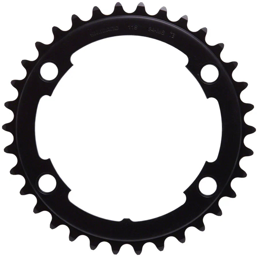 FC-RS510 Chainring - 34t Asymmetric 110mm BCD Black MS - Bicycle Warehouse