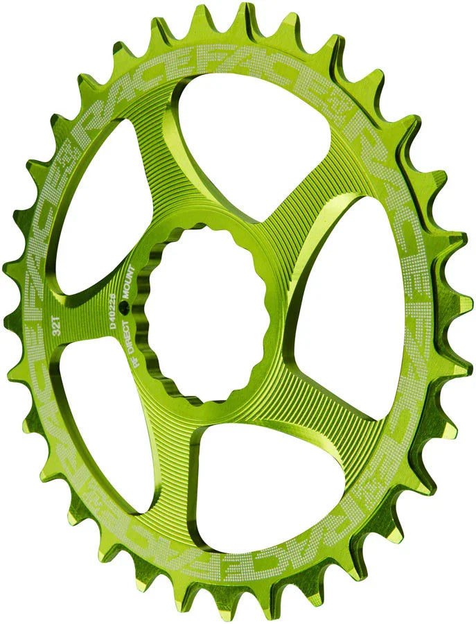 RaceFace Narrow Wide Chainring: Direct Mount CINCH 36t Green - Bicycle Warehouse