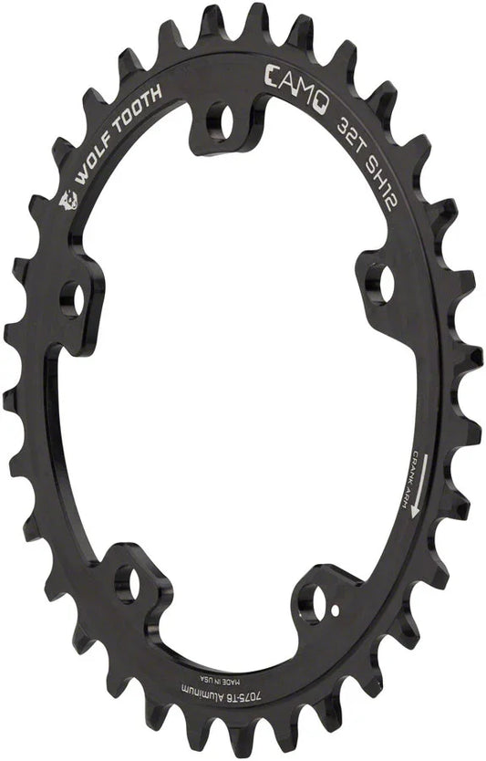 CAMO Aluminum Chainring - 30t CAMO Mount Requires 12-Speed Hyperglide+ Chain BLK - Bicycle Warehouse