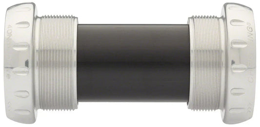 ThreadFit 24 Bottom Bracket Fit Kit 4 - English For Shimano Hollowtech II Silver - Bicycle Warehouse