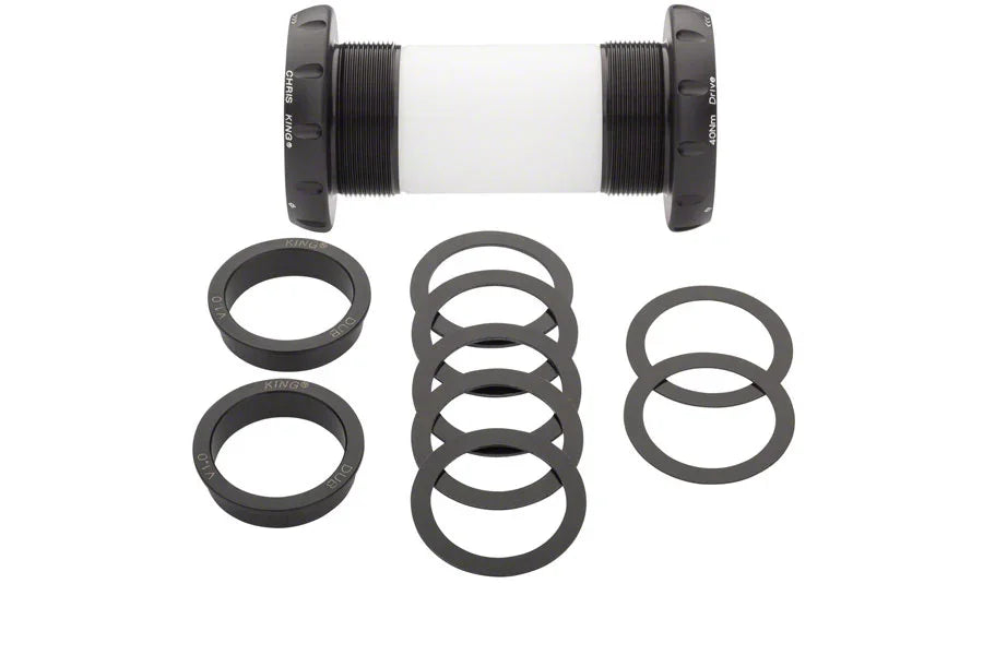 ThreadFit 30 Bottom Bracket Fit Kit 1 - English For DUB Mountain Matte Jet - Bicycle Warehouse