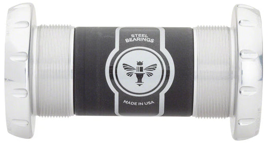ThreadFit 30 Bottom Bracket Fit Kit 3 - English For 30mm Spindles Silver - Bicycle Warehouse